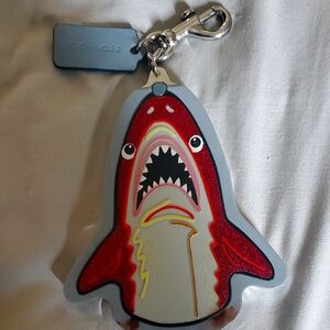Coach Shark Keychain